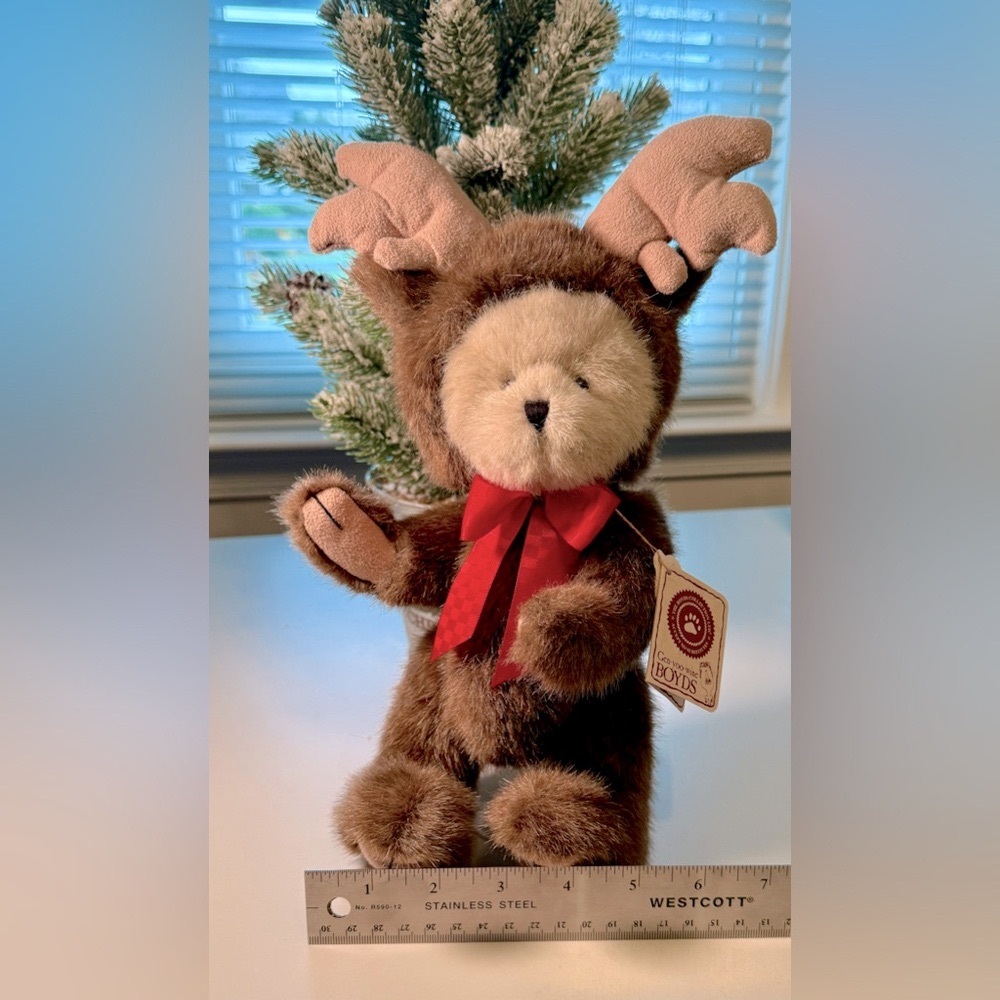Gen-yoo-wine BOYDS “Mooselkins” Bear - Picture 3 of 13